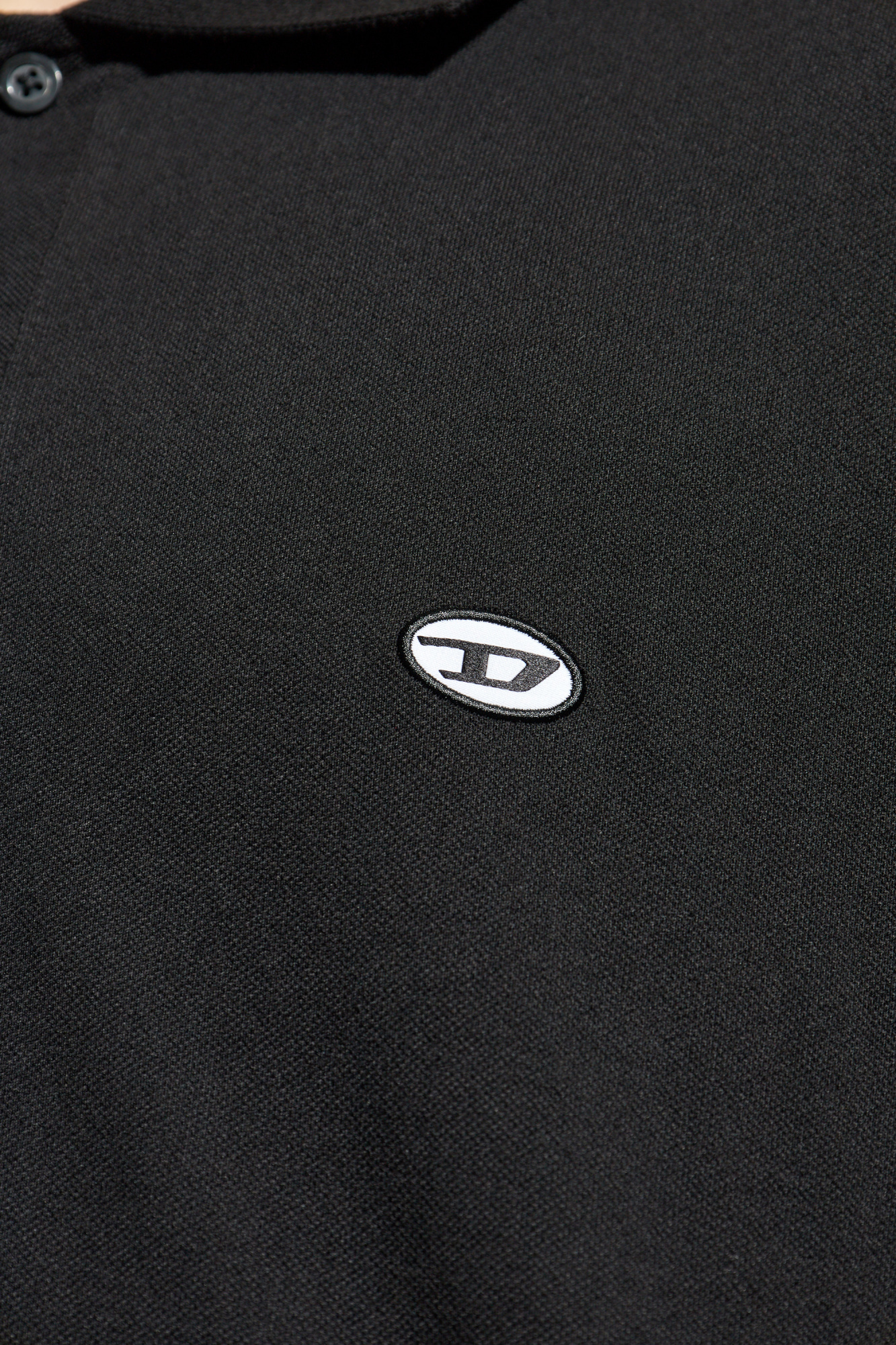 Black Polo T-REJUST-LS-DOVAL-PJ Diesel - Vitkac AS